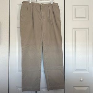 Andrew Khaki Pants Polo Ralph Lauren Pleated 38x34
